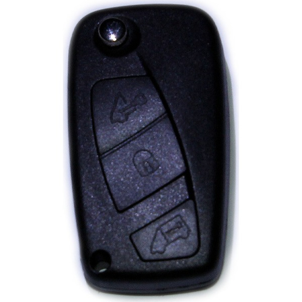 Fiat Linea, Punto, Ducato, Fiorino, Peugeot Bipper, Citroen Nemo Uyumlu 3 Buton Kumanda Kabı Logolu Anahtarlık Fiyatı