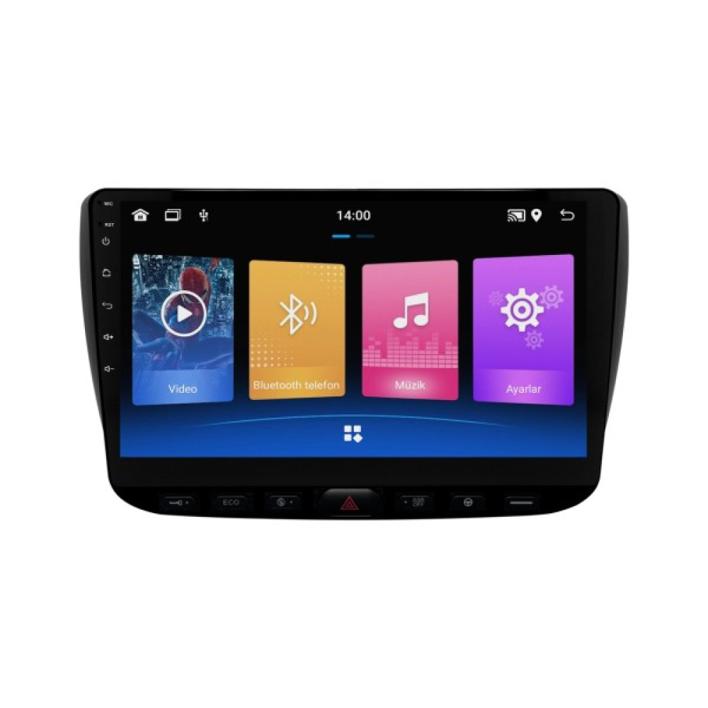 Fiat Linea Urban Android Multimedya Sistemi (2012-2018) 4+64 GB 2k QLED - Siyah Oto Görüntü Sistemleri Fiyatı