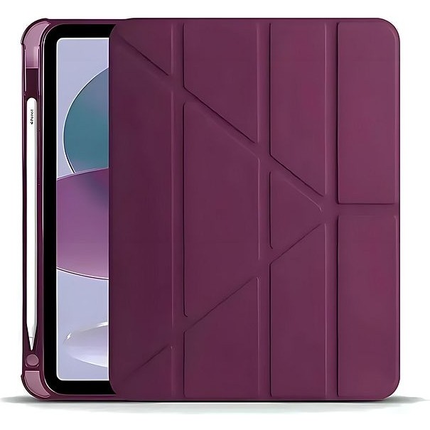 Fibaks Apple iPad 10.2" Kılıf Mürdüm Renkli Katlanır Akıllı Kapak Uyku Modlu Fonksiyonel Tasarım - iPad 10.2 Tablet Kılıfı Fiyatı