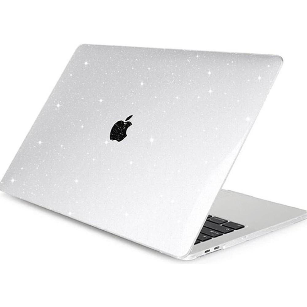 Fibaks Apple Macbook Air 2023 M2 Çip 15 Inç A2941 Uyumlu Kristal Simli Şeffaf Transparan Koruyucu Kapak - Air M2 A2941 Tablet Pc Aksesuarları Fiyatı