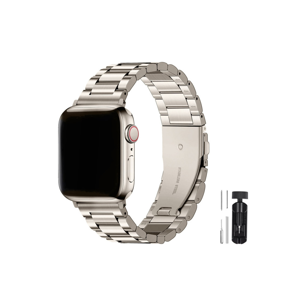 Fibaks Apple Watch 1 2 3 4 5 6 7 8 9 Se 38 40 41 Mm Paslanmaz Çelik Klipsli Saat Kordon Kayış Bileklik Akıllı Saat Aksesuarı Fiyatı