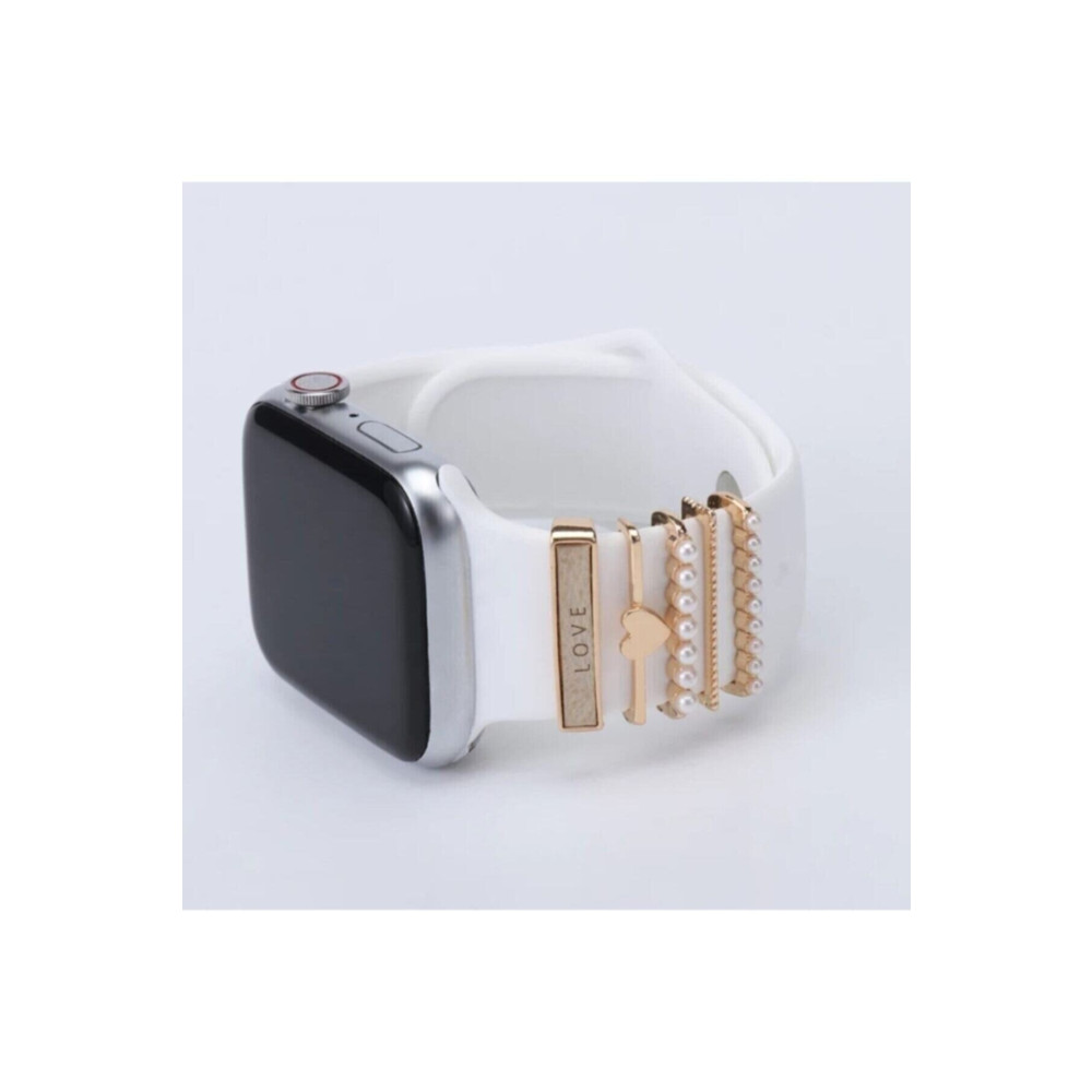 Fibaks Apple Watch 3 4 5 6 7 8 9 Se Nike 38 40 41 42 44 45 Mm Taşlı Parlak Akıllı Saat Kordon Süsü Akıllı Saat Aksesuarı Fiyatı