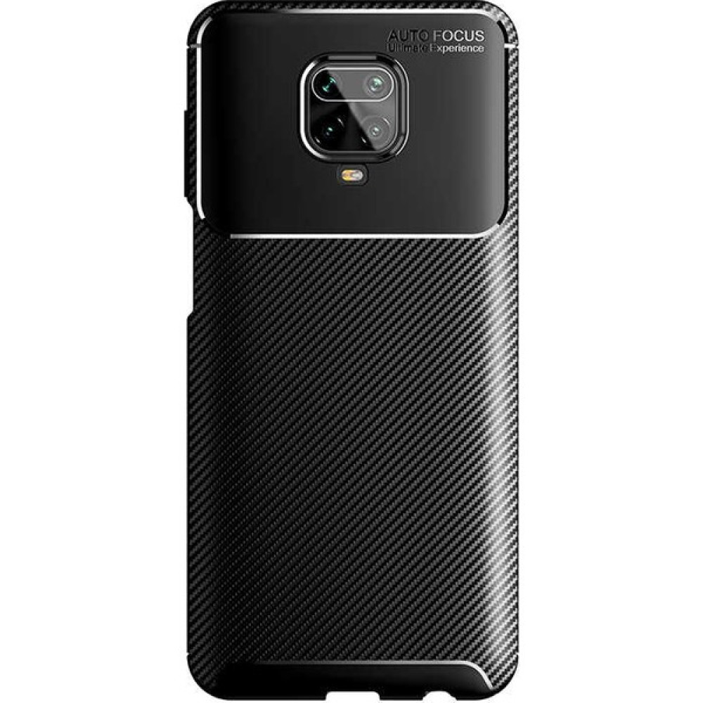 Fibaks Xiaomi Redmi Note 9 Pro Kılıf Rugged Armor Darbe Emici Uzun Ömürlü Dayanıklı Parmak İzi Yapmaz Karbon Tasarım Negro Silikon Kapak - Siyah Cep Telefonu Kılıfı Fiyatı