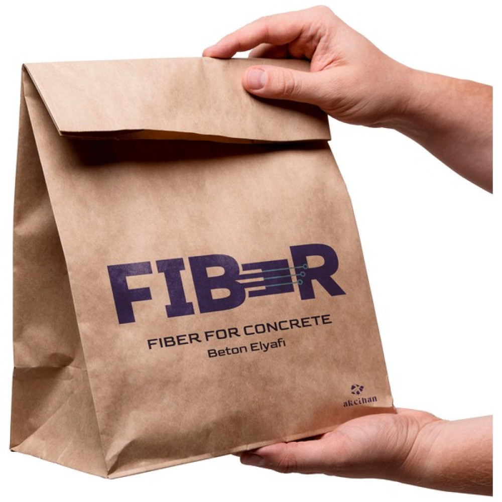 Fiber Akcihan Fib-R Beton Cam Elyafı Kraft Torbalarda 12-20 mm 900GR - Yok Nalburiye & Hırdavat Fiyatı