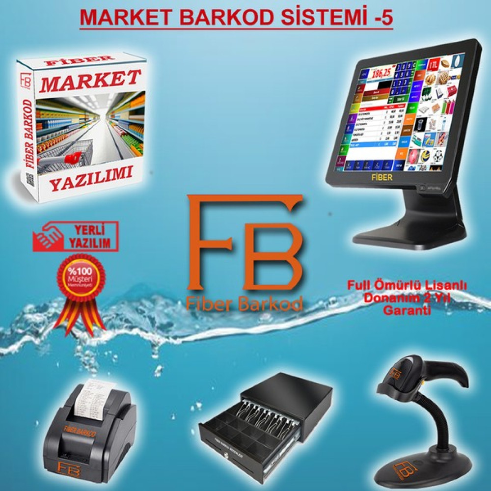 Fiber Barkod Market Barkod Sistemi-5 / Fiber Barkod - J1900 Oto Boyaları Fiyatı