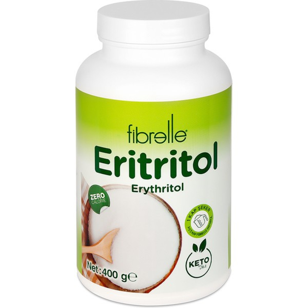 Fibrelle Eritritol Ketojenik Diyete Uygun Tatlandırıcı 400 gr Sıfır Kalori Erythritol Diğer Fiyatı