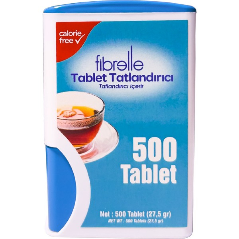 Fibrelle Sakarinli Tablet Tatlandırıcı 500'LÜK Kutu - 50 gr Diğer Fiyatı