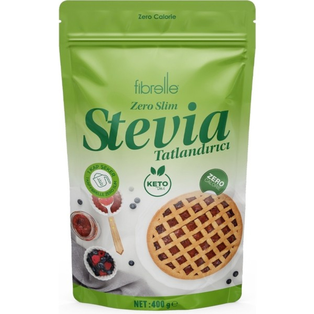 Fibrelle Zero Slim Stevia Sweetener 400 gr Diğer Fiyatı