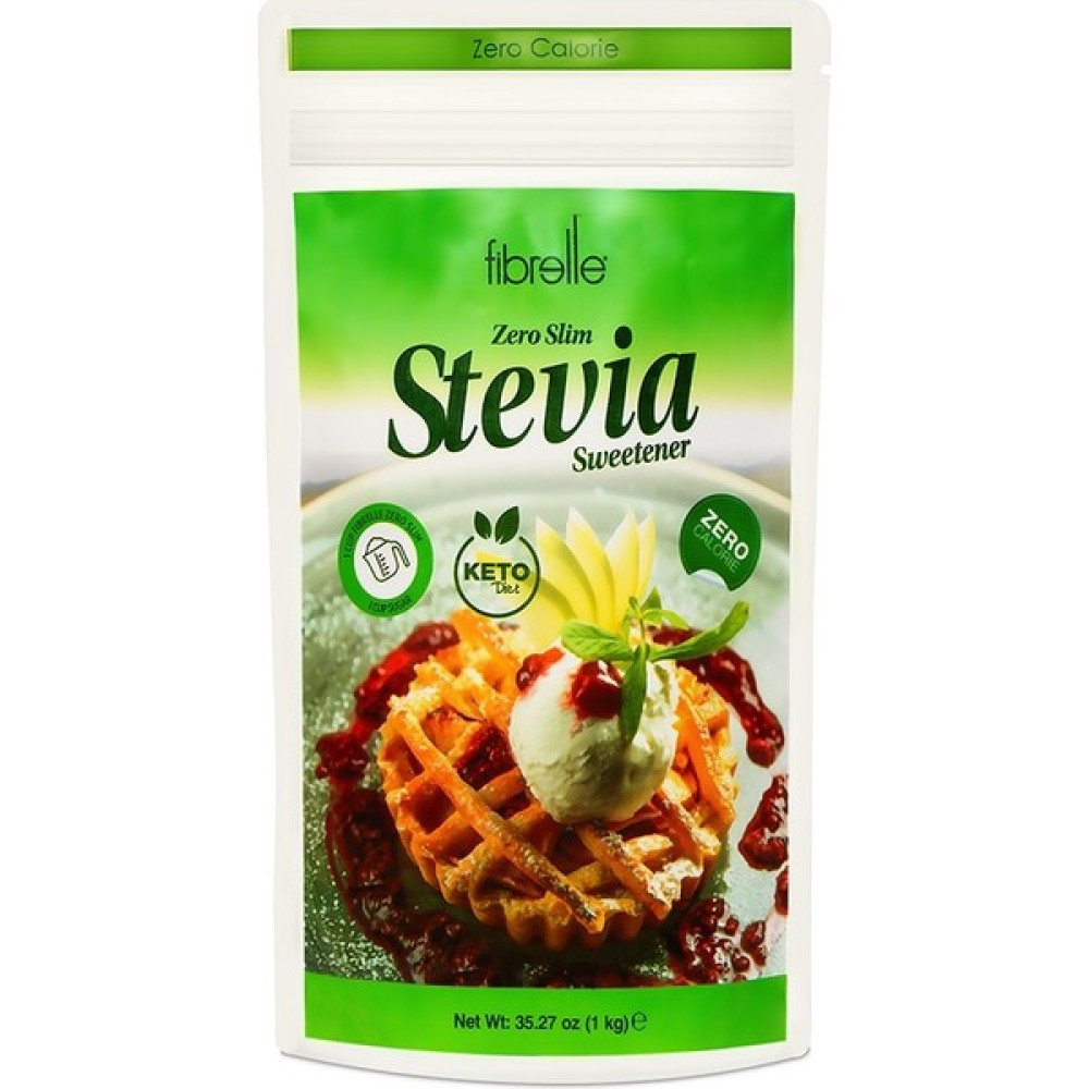 Fibrelle Zero Slim Tatlandırıcı 1 kg Keto /Ketojenik / Vegan diyete uygundur. Diğer Fiyatı