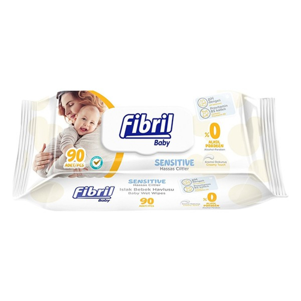 Fibril Baby Sensitive Islak Bebek Havlusu 90'lı Bebek Bakım Fiyatı