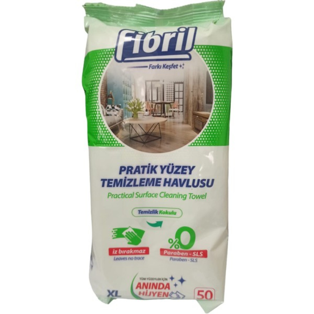 Fibril Pratik Yüzey Temizleme Havlusu (2 Adet) Bebek Bakım Fiyatı