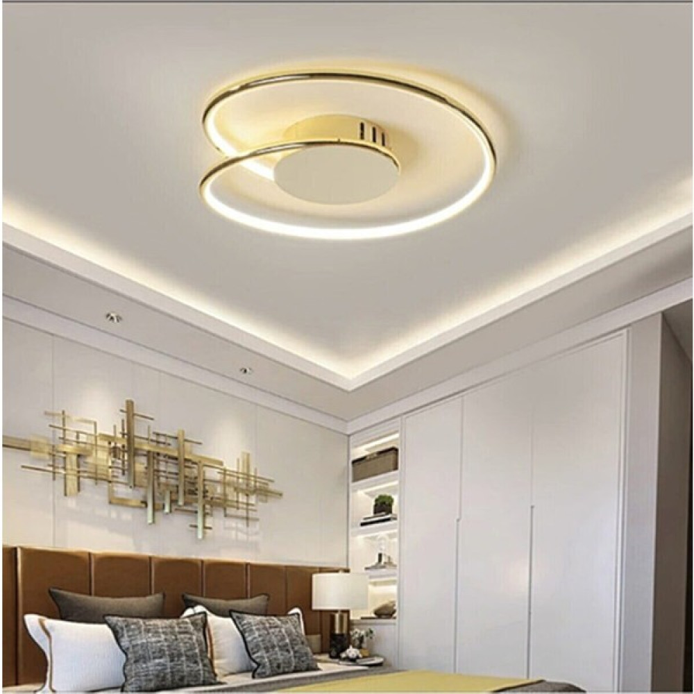 Fico Home Modern Tavan LED Avize Gold Sarı Büyük Boy Avize - Renkli - 1'li Avize Fiyatı
