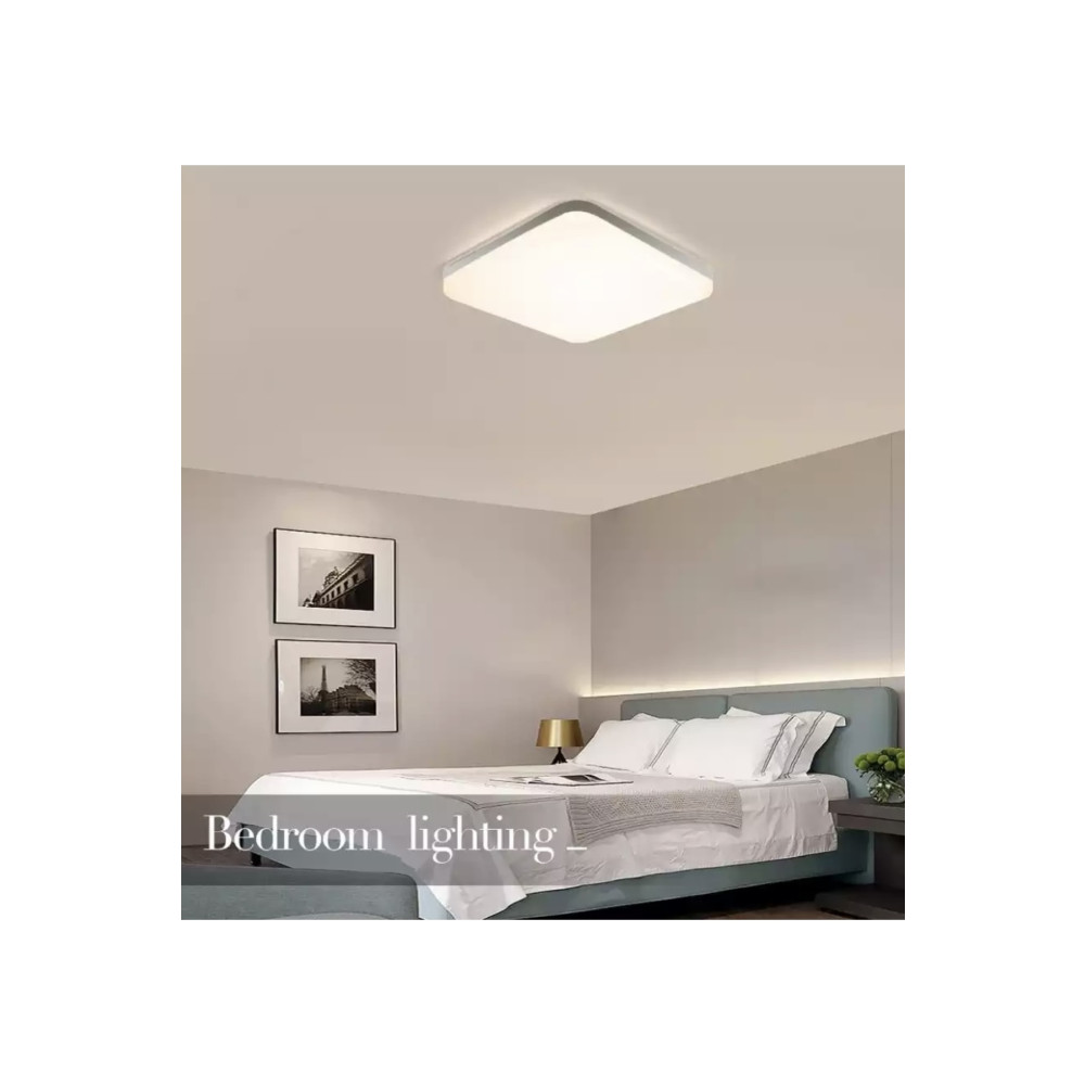 Fico Home Modern Tavana Sıfır Kare Plafonyer Led Avize Panel Light 6500k Beyaz Işık 30x30cm Avize Fiyatı