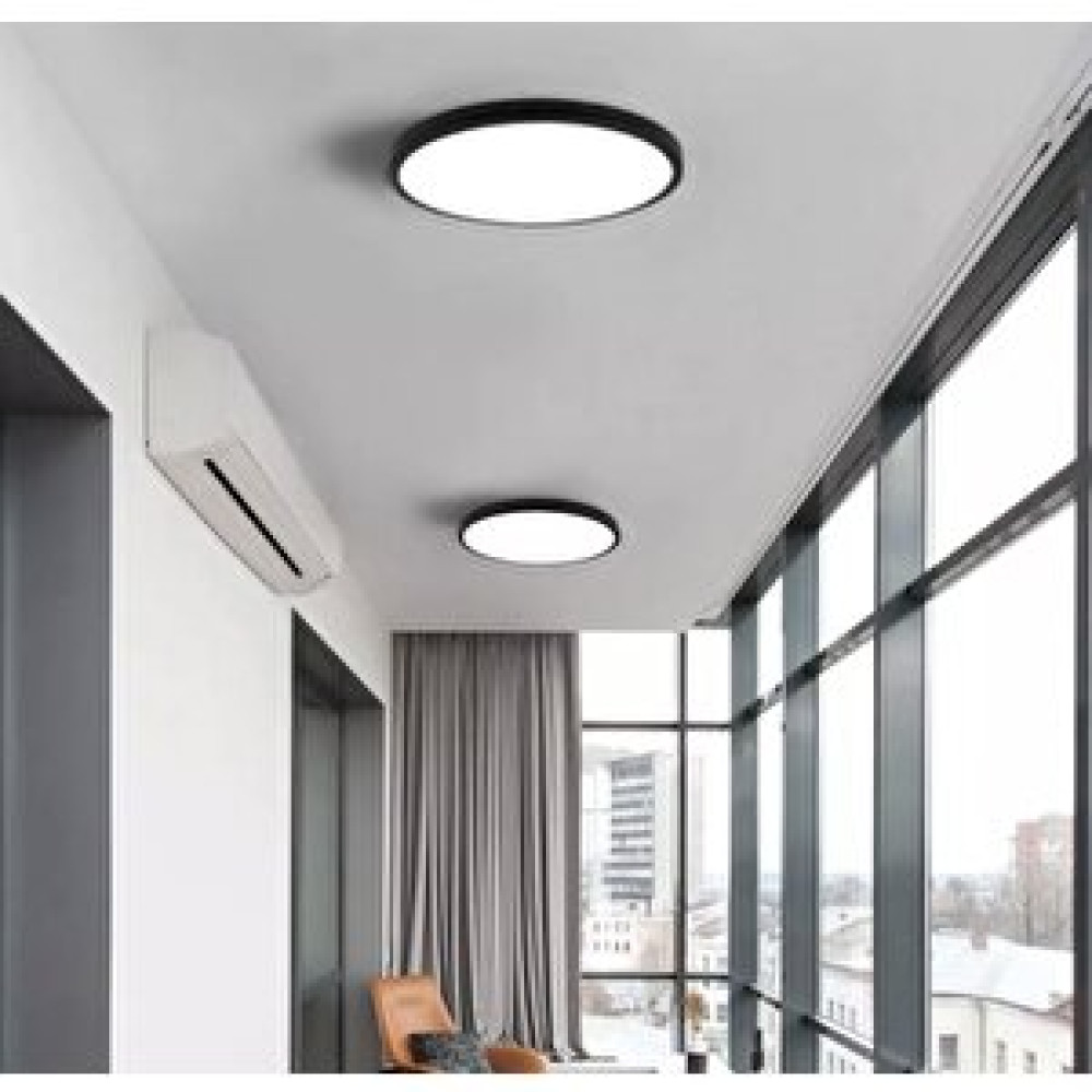 Fico Home Tavana Sıfır Plafonyer Panel Led Avize 6500k Buz Beyazı I Siyah Gövde Avize Fiyatı