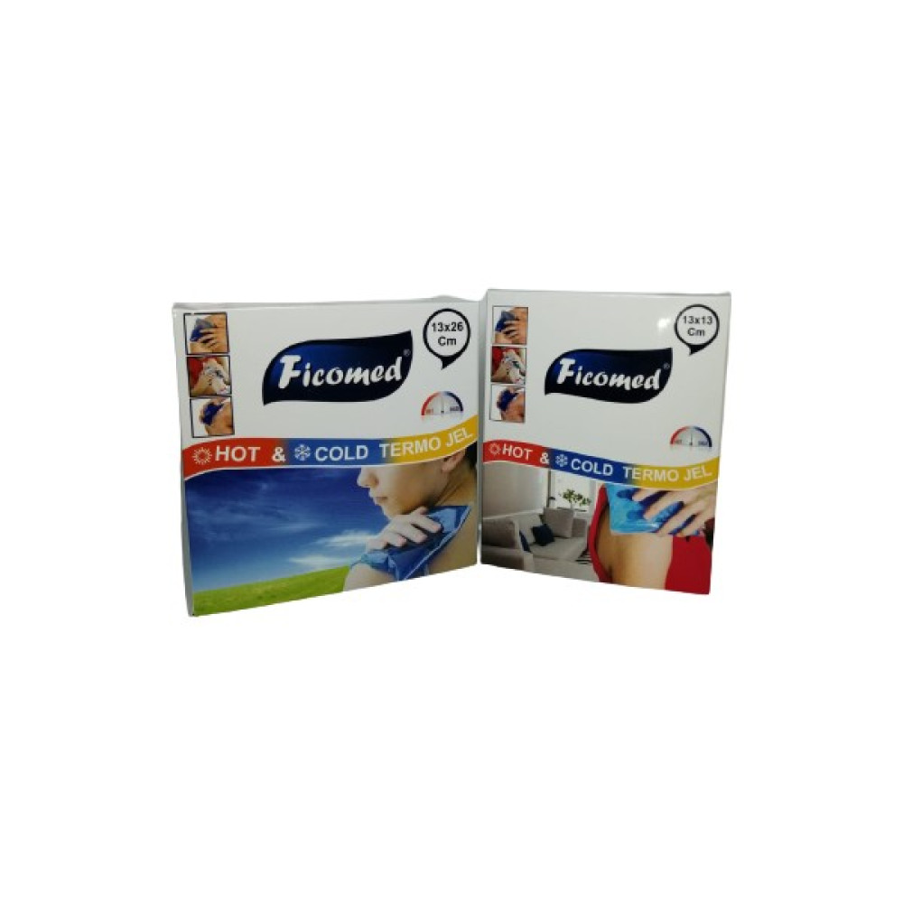 Ficomed Sıcak Soğuk Jel Kompres 13 x 13 Cm-Ficomed Sıcak Soğuk Termojel Kompres 13X26 cm Medikal Ürünler Fiyatı