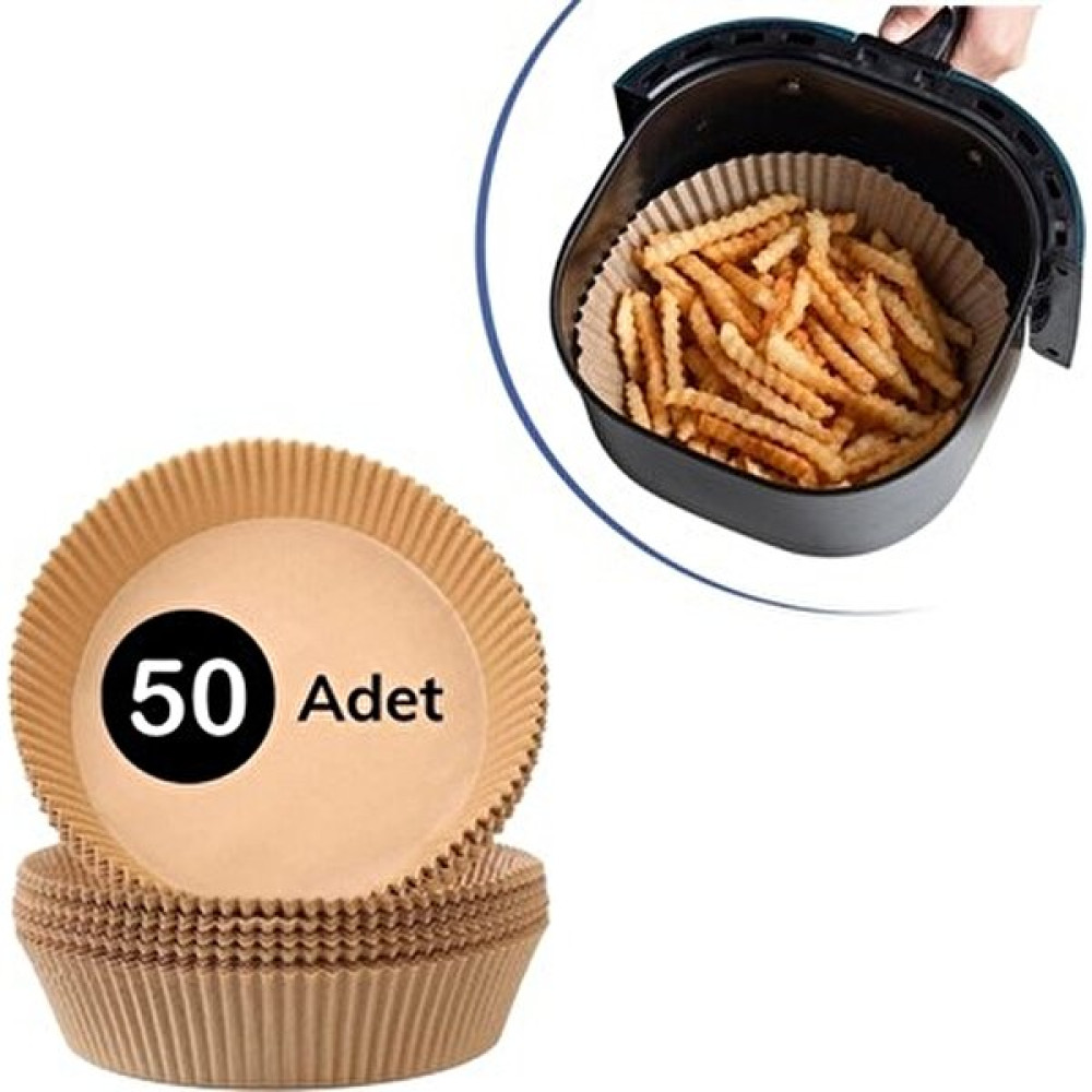 Fidan Merkezi 50 Adet Air Fryer Pişirme Kağıdı Tek Kullanımlık Hava Fritöz Yağ Geçirmez Yapışmaz Tabak Model Elektrikli Mutfak Aletleri Fiyatı