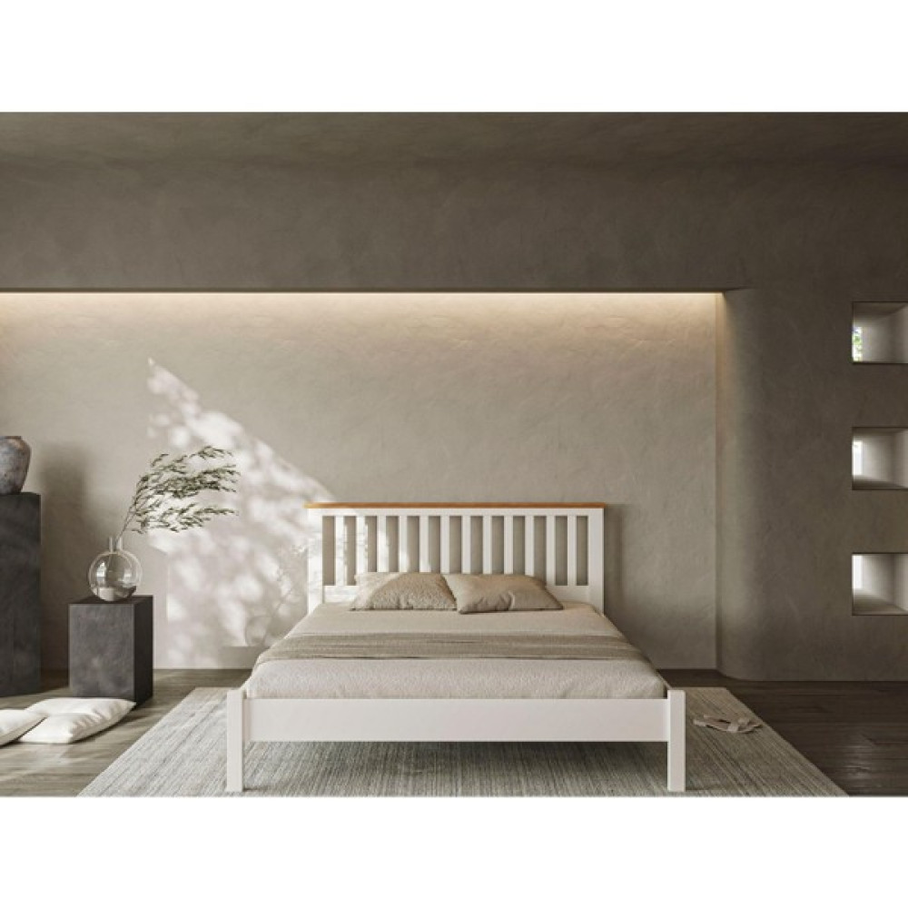 Fidan Modern İnci Beyaz Çift Kişilik Karyola 140X190 - 140 x 190 cm Karyola Fiyatı