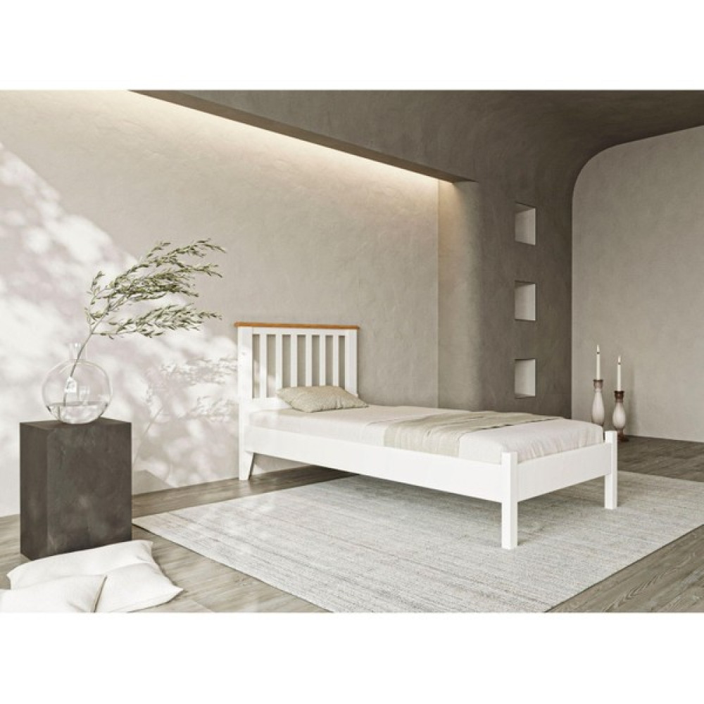Fidan Modern İnci Beyaz Tek Kişilik Karyola 100X200 - 100 x 200 cm Karyola Fiyatı