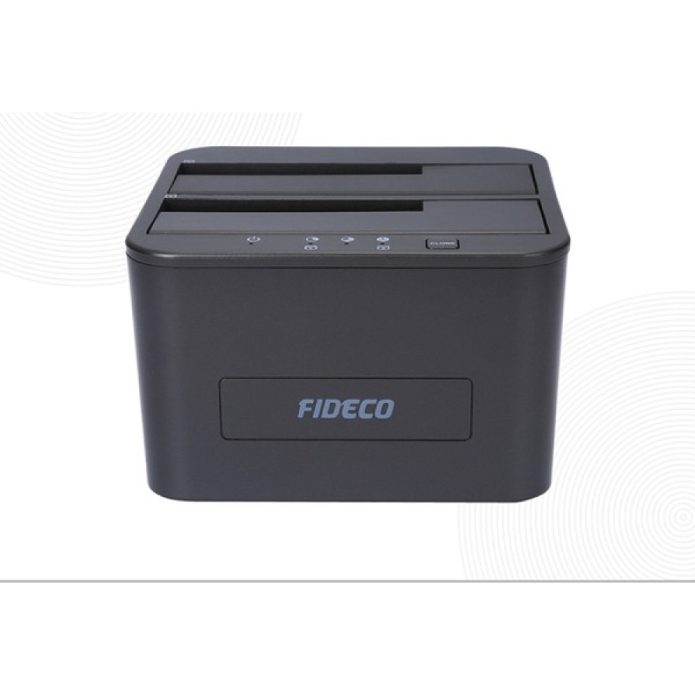 Fideco YPZ04-S2-U3 USB 3.0 Sata 3.5 ve 2.5" HDD Hard Disk SSD Dock Stand - Siyah HDD Kutuları Fiyatı