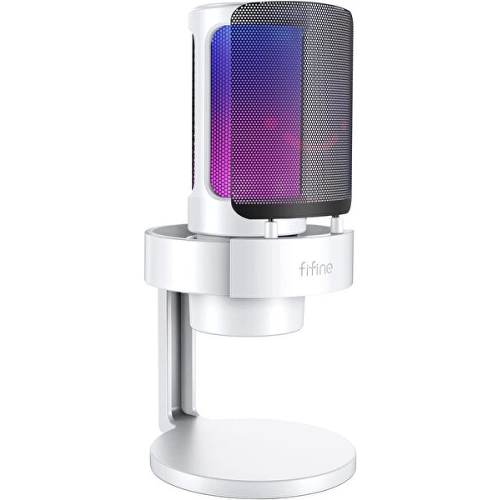 Fifine Ampligame A8 USB Beyaz Oyuncu Bilgisayar Mikrofonu Bilgisayar Mikrofonu Fiyatı