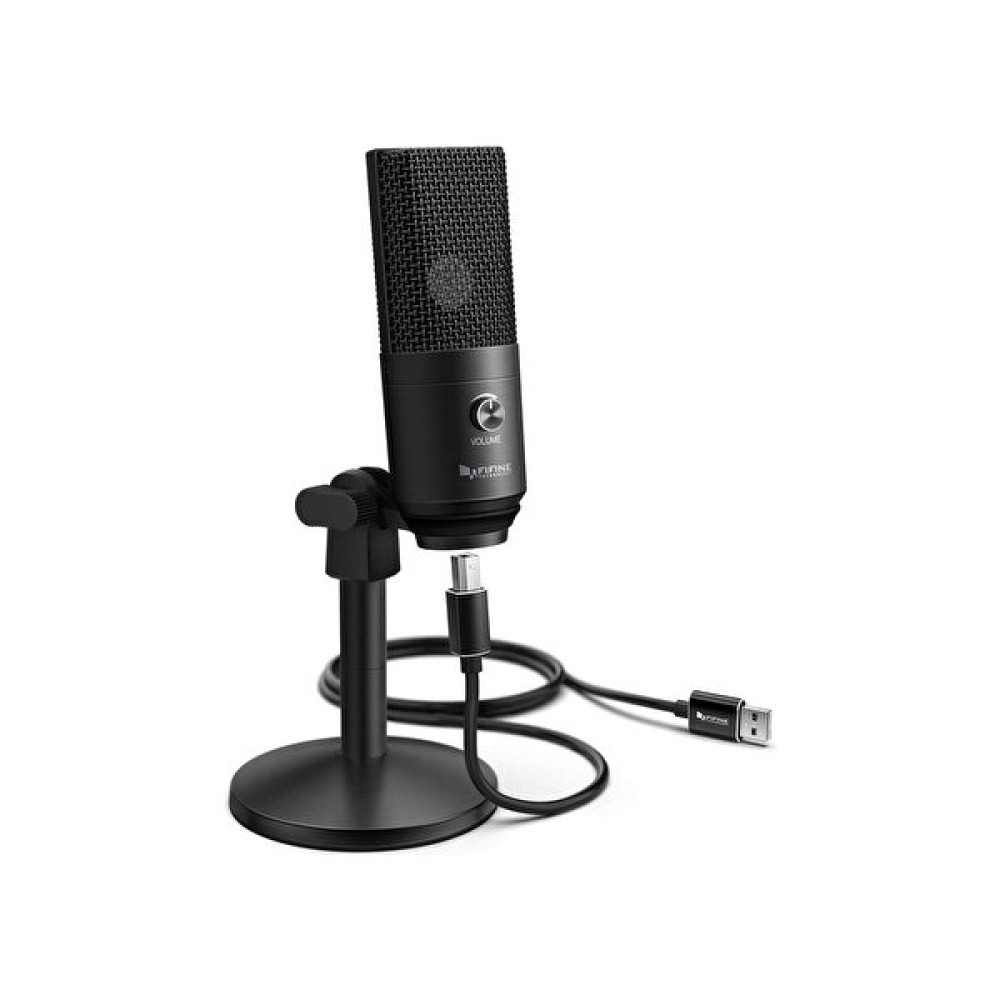 Fifine K670B USB Mikrofon Yayıncı Gamer Youtuber Bilgisayar Siyah Podcast Mikrofonu Bilgisayar Mikrofonu Fiyatı