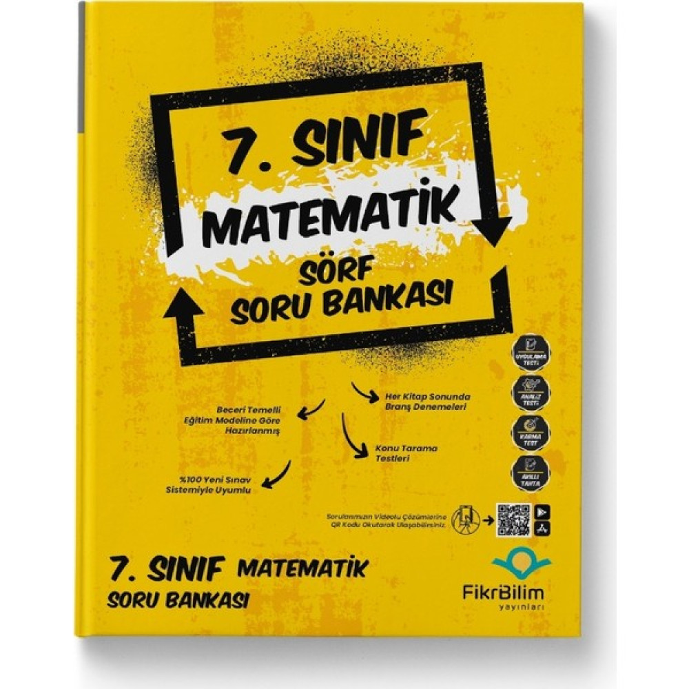 Fikribilim Yayınları 7. Sınıf Matematik Sörf Soru Bankası Matematik Fiyatı