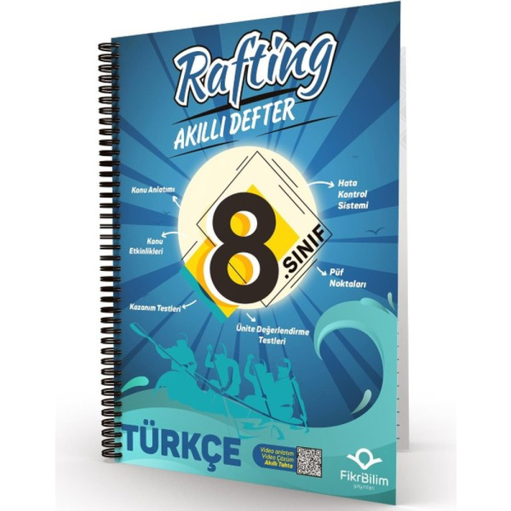 Fikribilim Yayınları 8.Sınıf LGS Türkçe Rafting Akıllı Defter Kaynak Kitapları Fiyatı