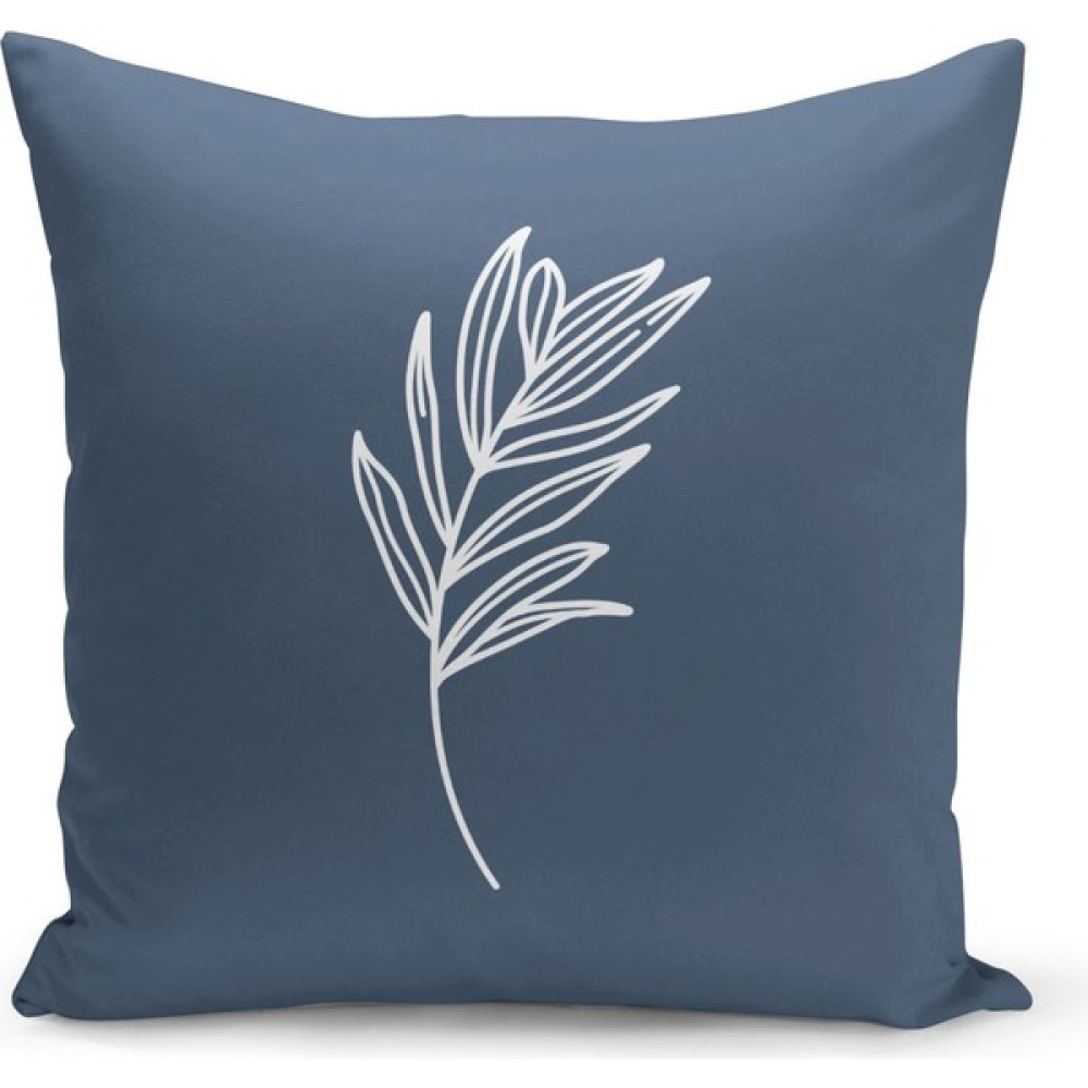 Filamente Çift Taraflı Dijital Baskı Kırlent Kılıfı - 43 x 43 cm - Lacivert Kırlent / Mobilya Yastığı Fiyatı