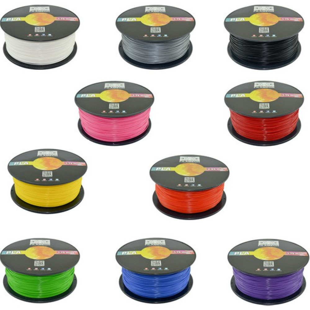 Filameon Pla 3D Kalem 3D Yazıcı Uyumlu Filament 10 Renkx10 Metre - Renkli Filament Fiyatı