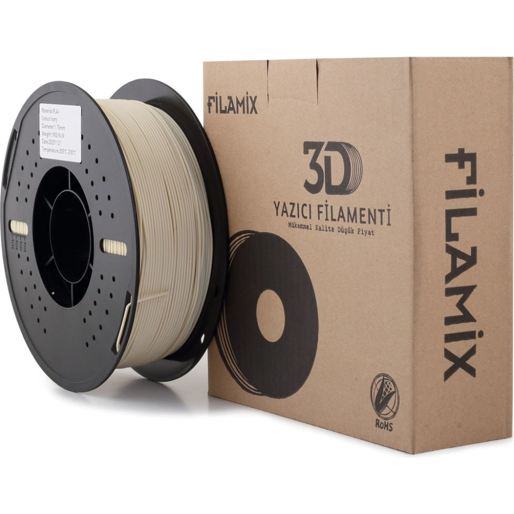 Filamix Fildişi Pla Filament 1.75 mm 1000 Gr. - Standart Filament Fiyatı