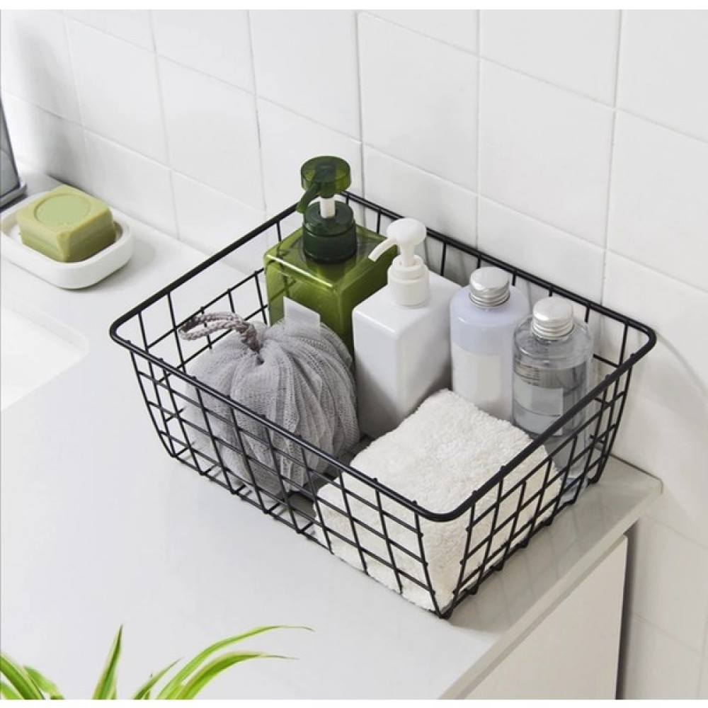 File Ev Metal Çok Amaçlı Banyo Düzenleyici Organizer - SİYAH - Siyah Eşya Saklama / Düzenleme Fiyatı