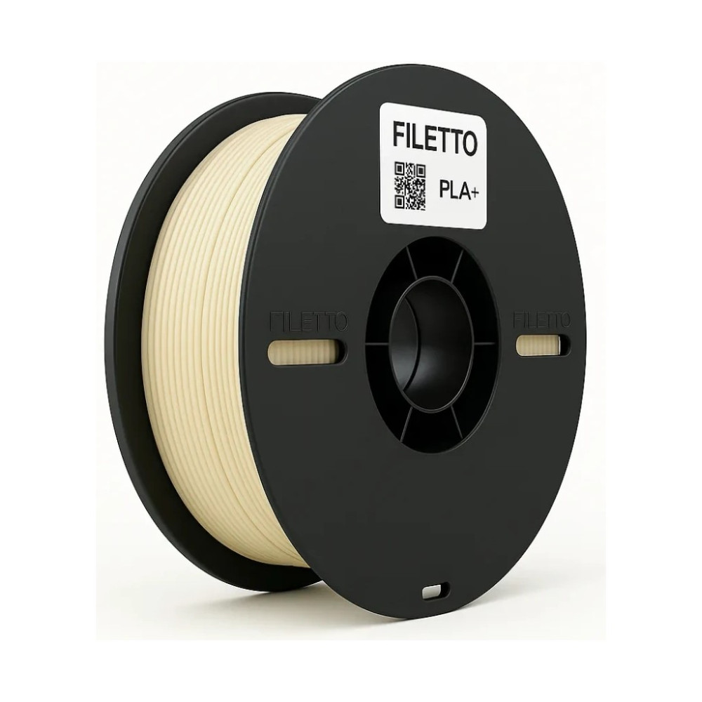 Filetto Pla+ 3D Filament – 1.75MM – 1kg – Ams Uyumlu - Kemik Beyazı Filament Fiyatı