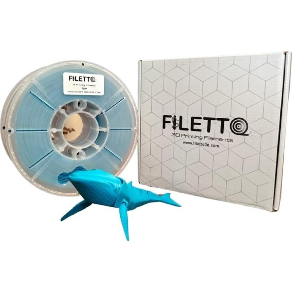 Filetto Pla+ Filament 1.75MM 1 kg - Açık Mavi Filament Fiyatı
