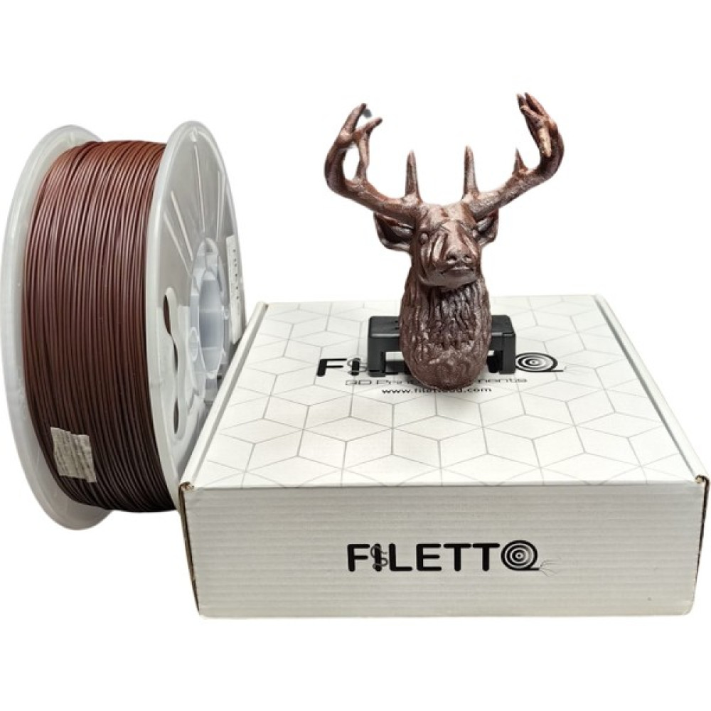 Filetto Pla+ Filament 1.75MM 1 kg - Kahverengi Filament Fiyatı