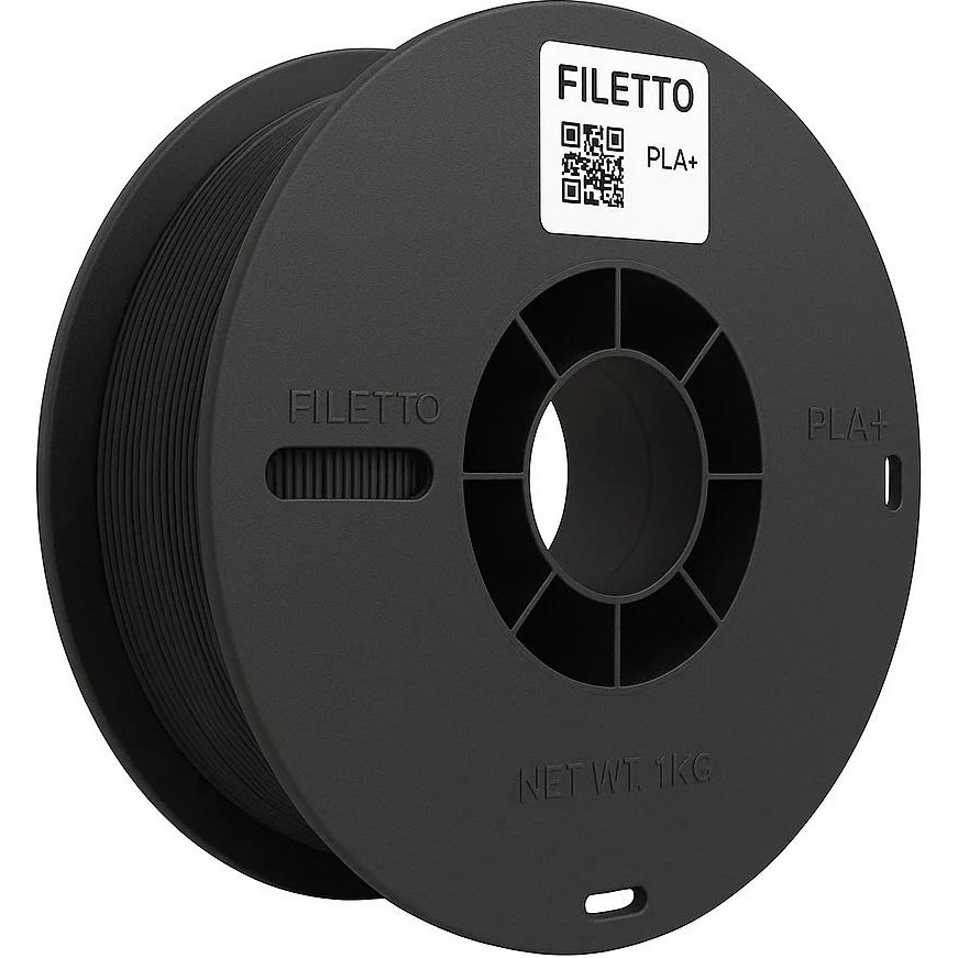 Filetto Pla+ Filament 1.75MM 1 kg - Siyah Filament Fiyatı