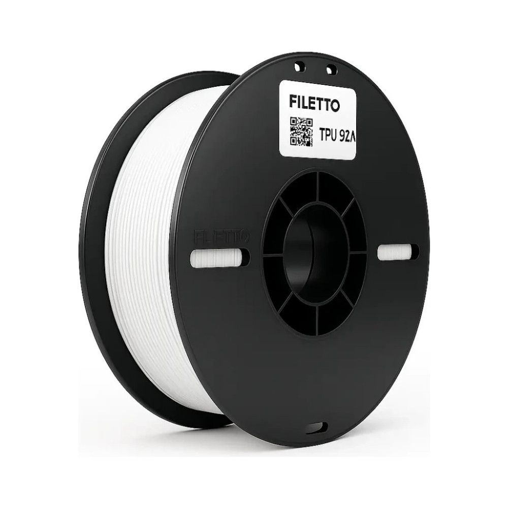 Filetto Tpu 95A (Flex) Filament 1.75 mm - 800 gr - Beyaz Filament Fiyatı