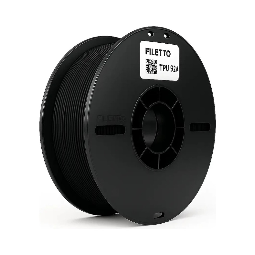 Filetto Tpu 95A (Flex) Filament 1.75 mm - 800 gr - Siyah Filament Fiyatı