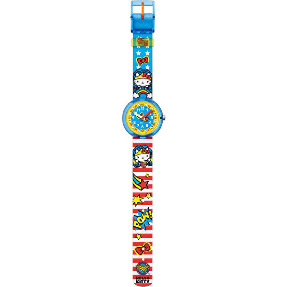 Filik Flak Dc Hello Kitty Wonder Woman Çocuk Saati Flnp018 Kol Saatleri Fiyatı