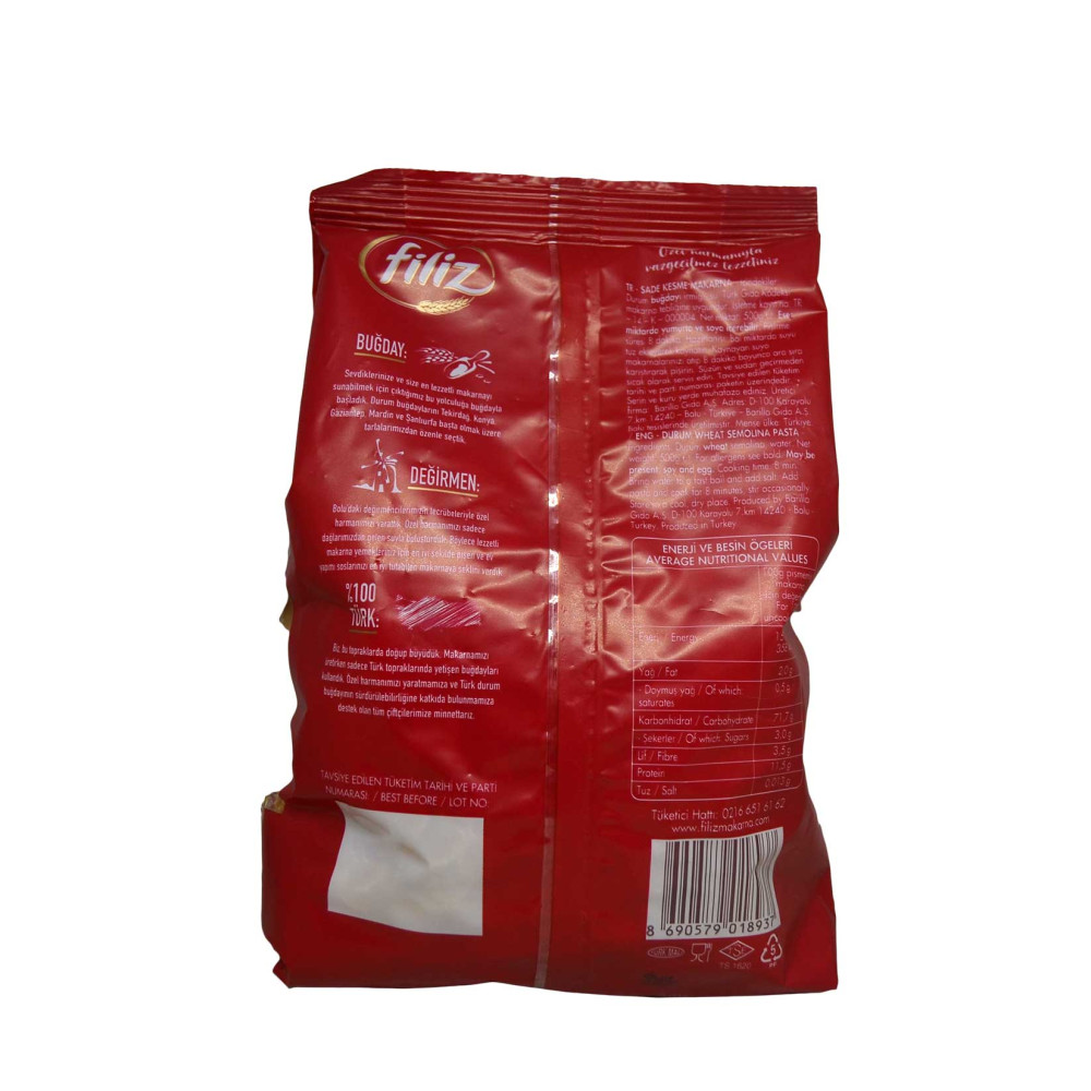 Filiz Makarna 500 gr Fiyonk