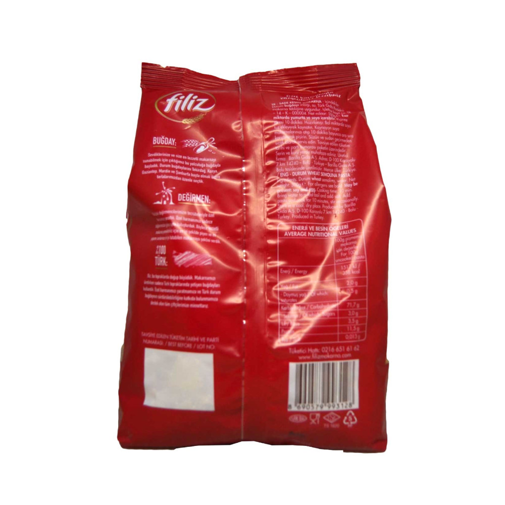 Filiz Makarna 500 gr Kelebek