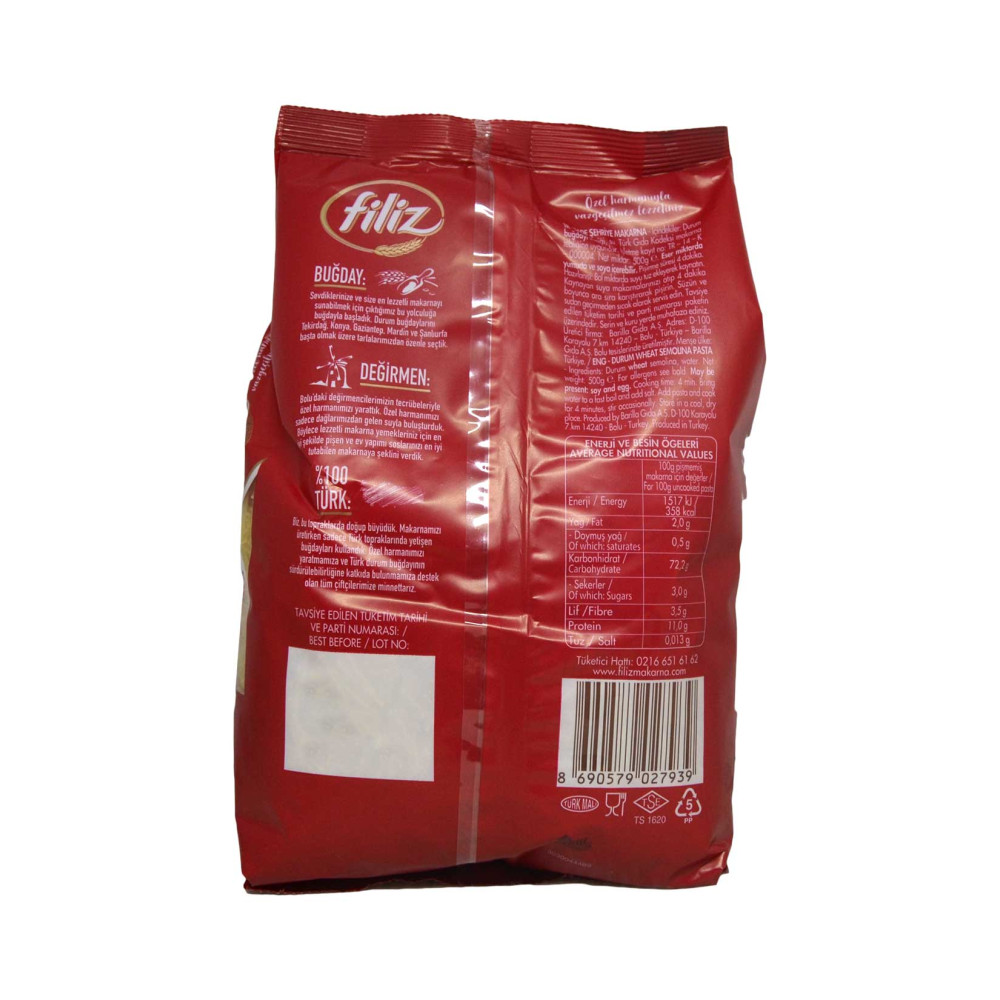 Filiz Makarna 500 gr Tel Şehriye