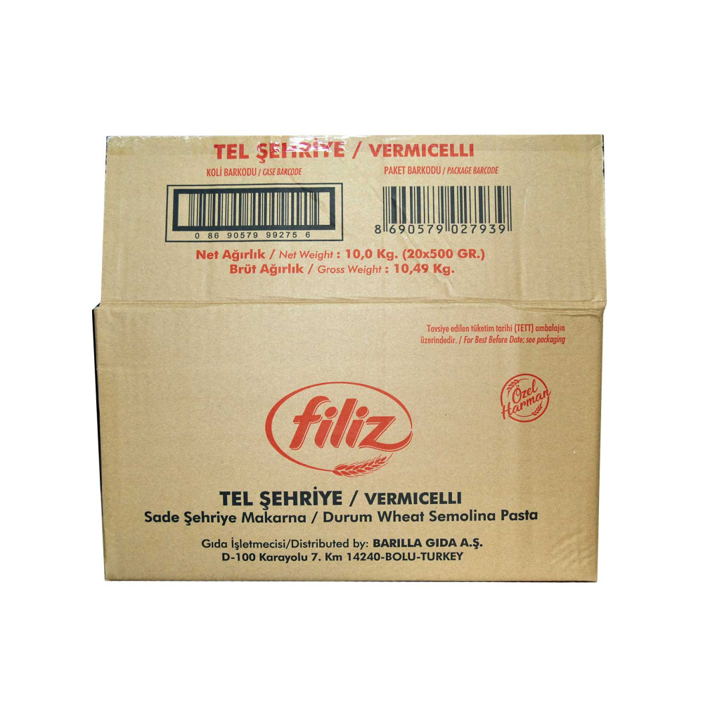 Filiz Makarna 500 gr Tel Şehriye