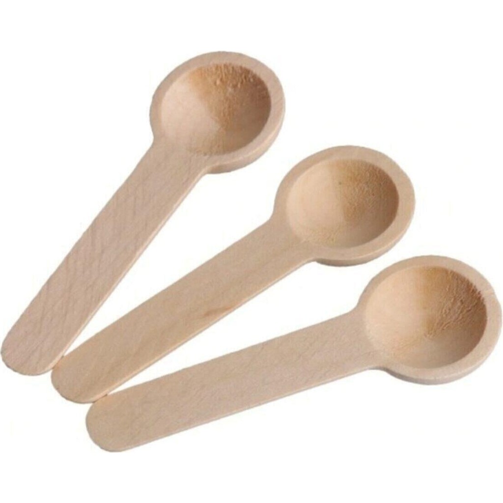 Filkete 12 Adet Ahşap Mini Baharat Kaşığı - Renkli Çatal / Kaşık / Bıçak Takımları Fiyatı