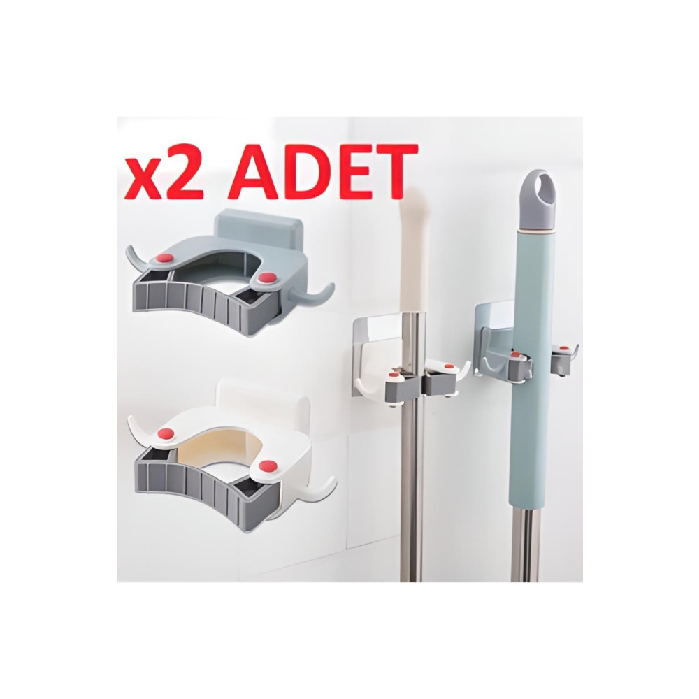 Filkete 2 Adet Paspas Süpürge Fırça Ve Mop Askısı Sap Tutucu Mutfak Banyo Askı Dolap İçi Düzenleyici Fiyatı