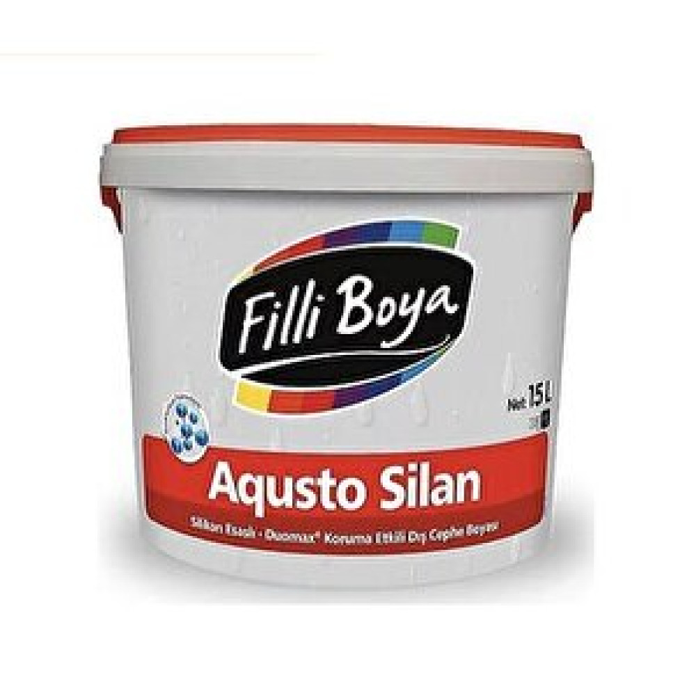 Filli Boya Filli Aqusto Silan 15 Lt Silikonlu Dış Cephe Boyası Beyaz Boyalar Fiyatı