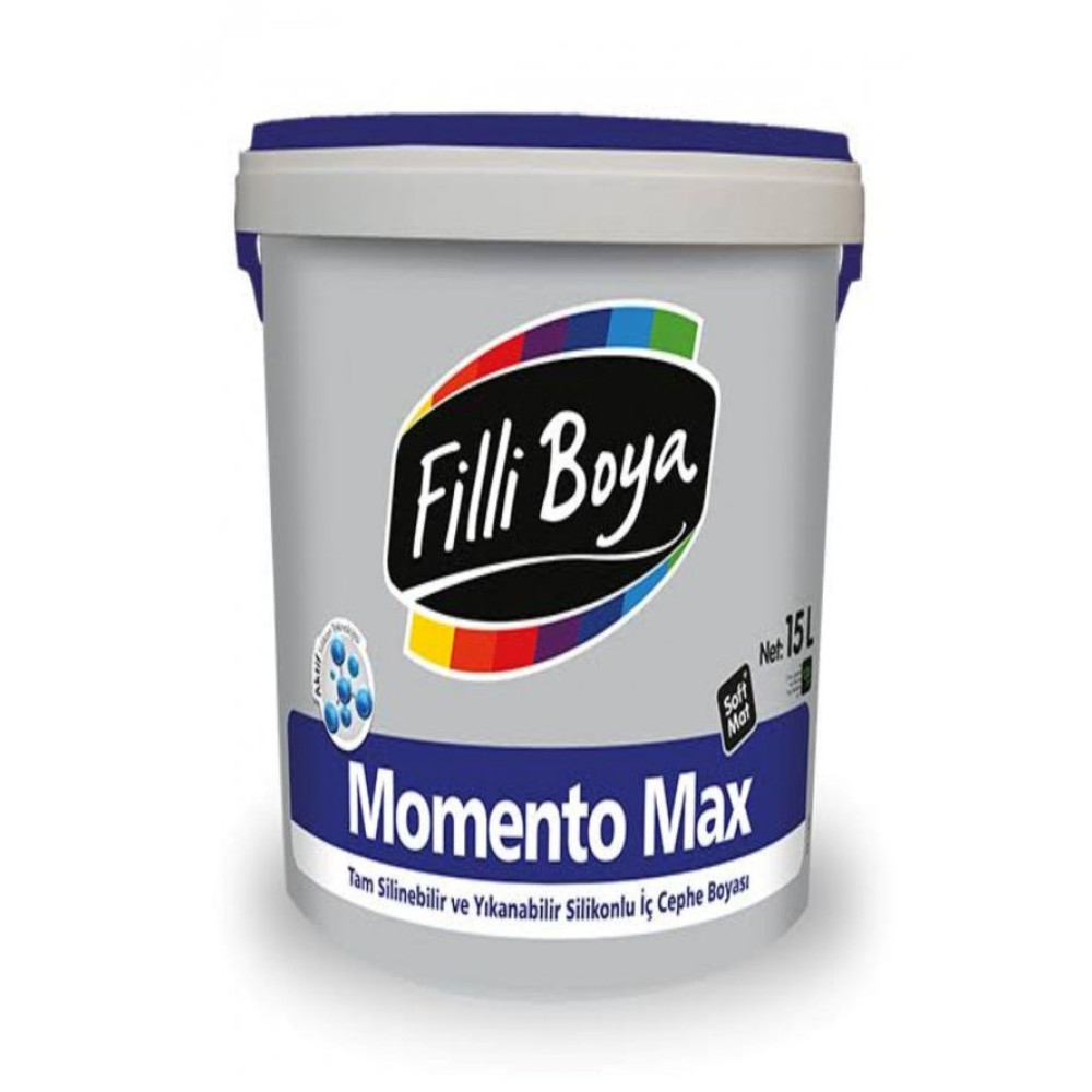 Filli Boya Momento Max Mat Silikonlu Ic Cephe Boyasi 15 Litre Boyalar Fiyatı