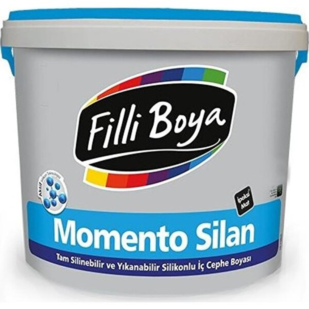 Filli Boya Momento Silan Tam Silinebilir ve Yıkanabilir Silikonlu Ipek Mat Iç Cephe Boyası - 15 Lt. Andezit 15 İç Cephe Duvar Boyası Fiyatı