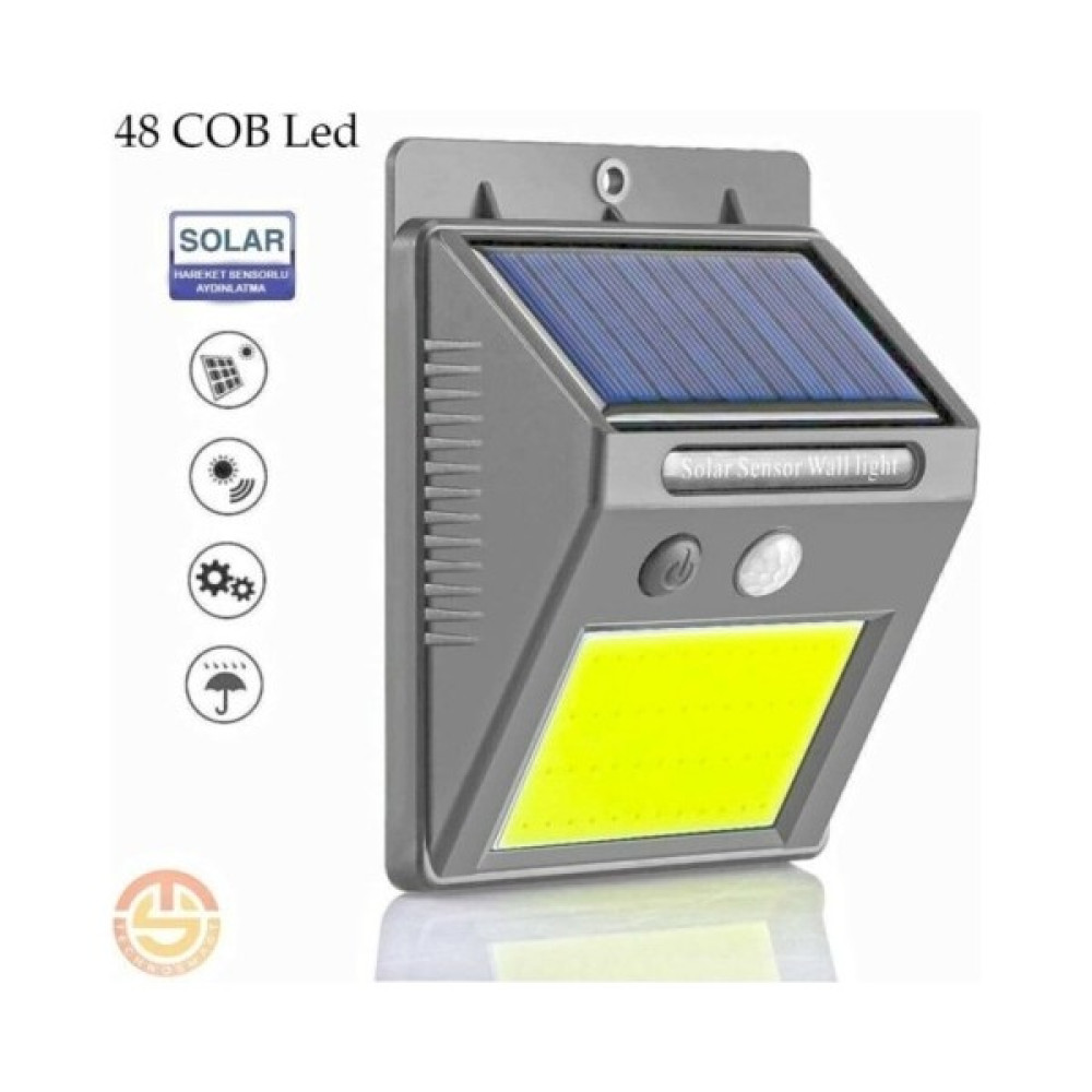 Filli Kutum 48 Ledli Güneş Enerjili Hareket Sensörlü Solar Su Geçirmez Bahçe Lambası Dış Mekan & Bahçe Oyuncakları Fiyatı