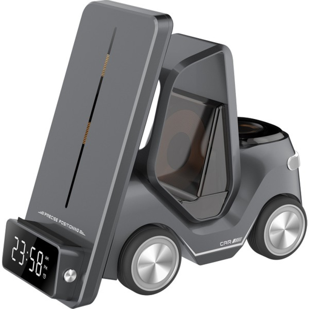 Filli Kutum Forklift Tasarım Üniversal Kablosuz 5 In 1 Şarj Istasyonu Araba Tasarım Şarj Istasyonu Gift Cep Telefonu Şarj Cihazı Fiyatı