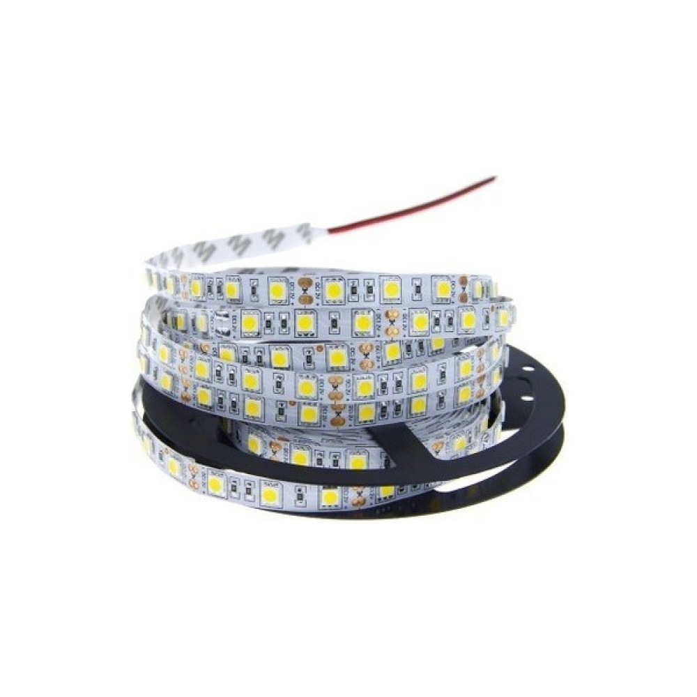 Filonline 3528 Şerit LED 12V 72W 6A 840 Lümen 10MM 60 LED IP20 Tek Çip Silikonsuz Günışığı 5 Metre Şerit LED Led Aydınlatmalar Fiyatı